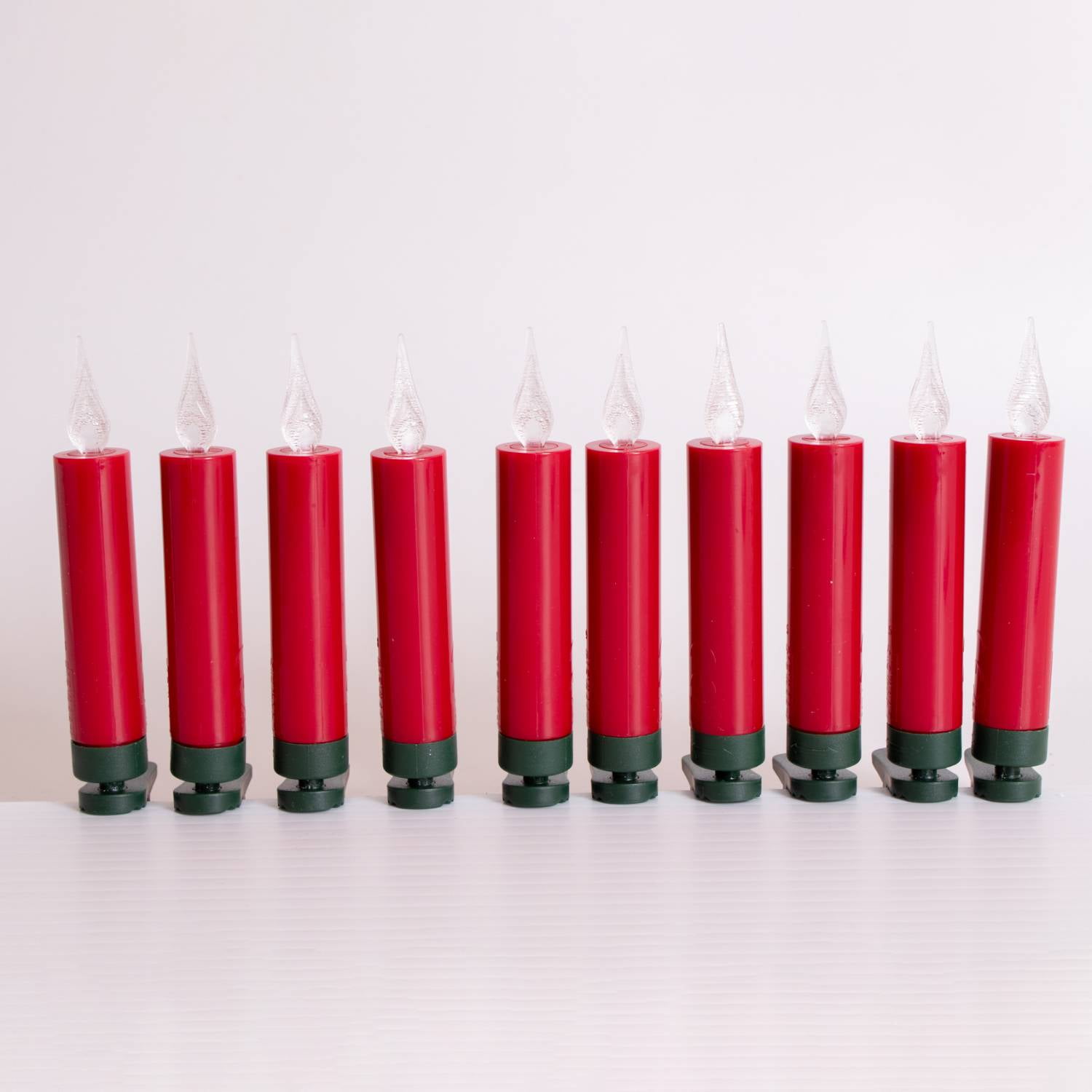 Gerson ClipOn LED Flameless Candles, Steady Glow for Indoor Christmas