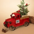 thumbnail image 1 of Gerson Companies 2020 Metal Antique Red Truck with 3 Season Magnets, 18.9 Inches, 1 of 2