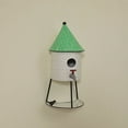 thumbnail image 1 of Gerson Company 16.7"H Metal Water Tower Birdhouse & Feeder, 1 of 1