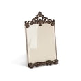thumbnail image 1 of Gerson Cream Ceramic Message Board with Brown Metal, Acanthus Leaf Styled, Standing Frame, 1 of 2