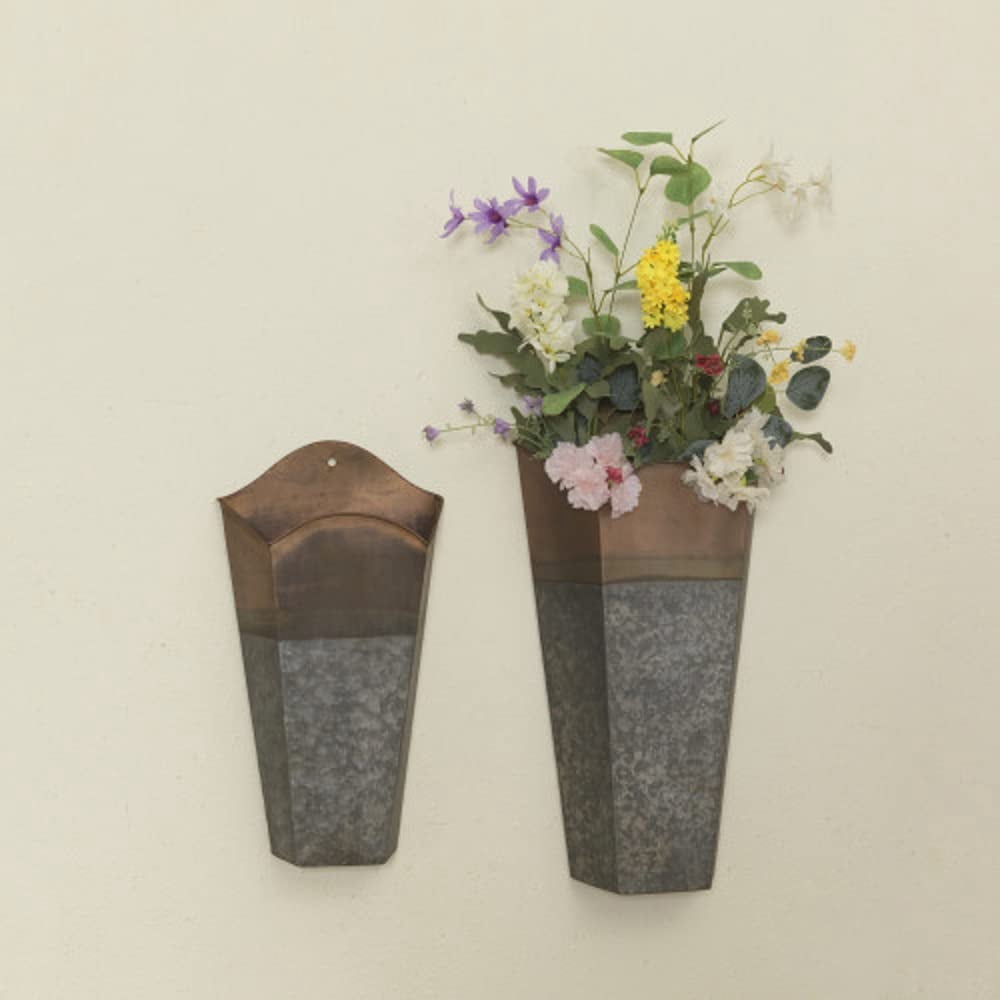 Gerson International Antique Wall Hanging Planters