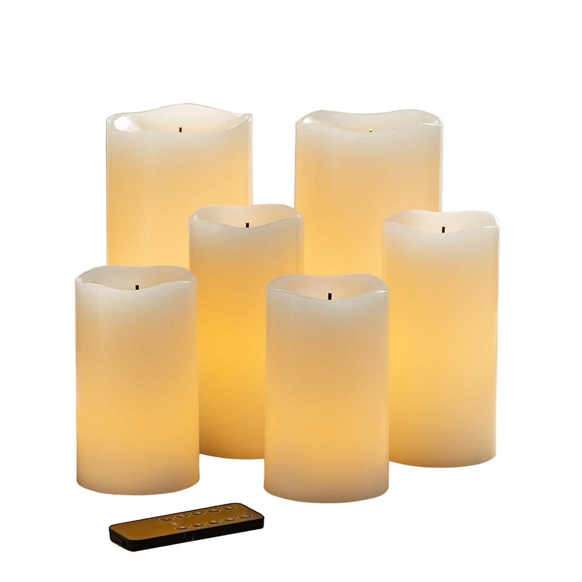 Gerson LED Flameless Candle Set, 6 Count