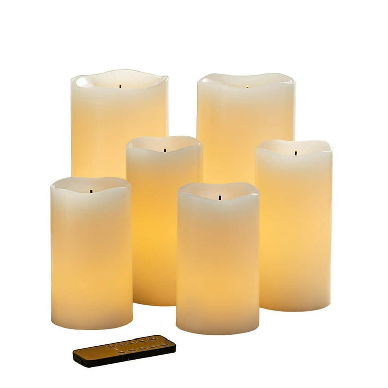 Gerson LED Flameless Candle Set, 6 Count 