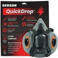 thumbnail image 1 of Gerson NIOSH Drop Down Respirator Mask - 9500 Series QuickDrop Half Mask Respirator, Reusable Mask, Medium, 1 of 6