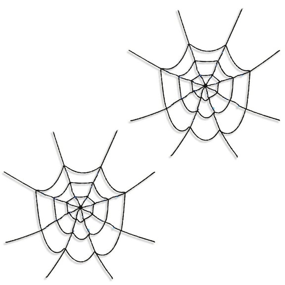 Gerson Set of 2, 60 in L Fabric Hairy Spider Web