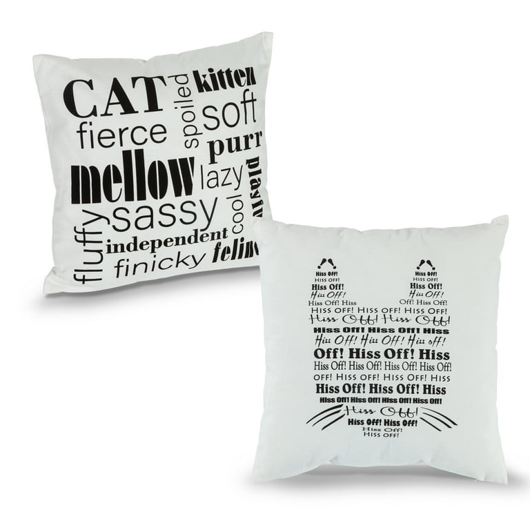 Black and white top outdoor pillows walmart