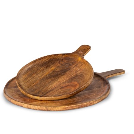 Gerson Set of Two Assorted Mango Wood Serving Boards