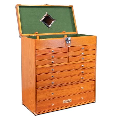 Gerstner International - GI-T22 11-Drawer Red Oak Tool Chest