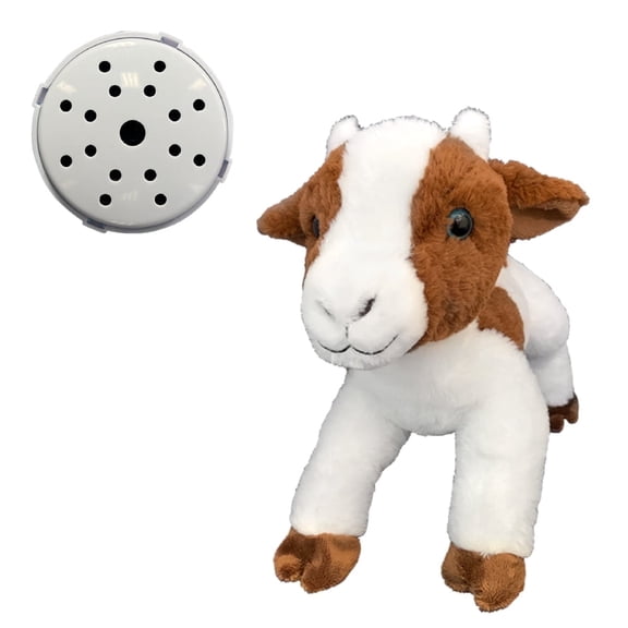 Gert the Baby Goat 16-inch Plush Toy with Sound Recorder Soft Cuddly Animal for Kids