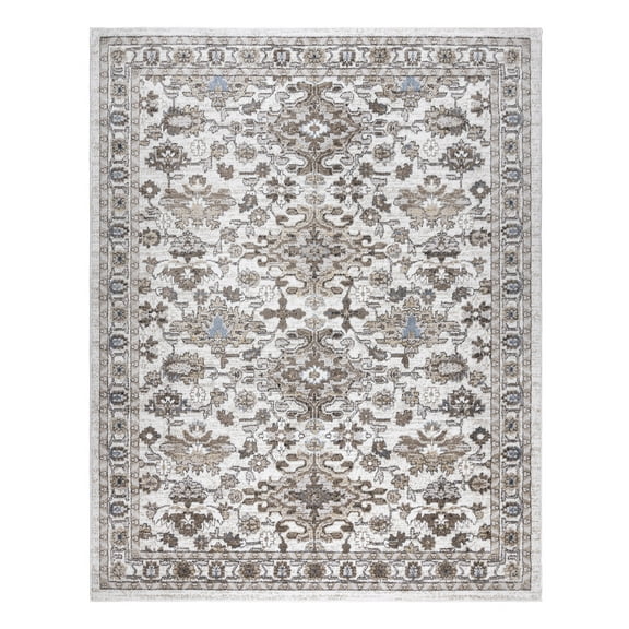 Gertmenian Alor Arcadia Traditional Oriental Ivory Indoor Area Rug, 9x13