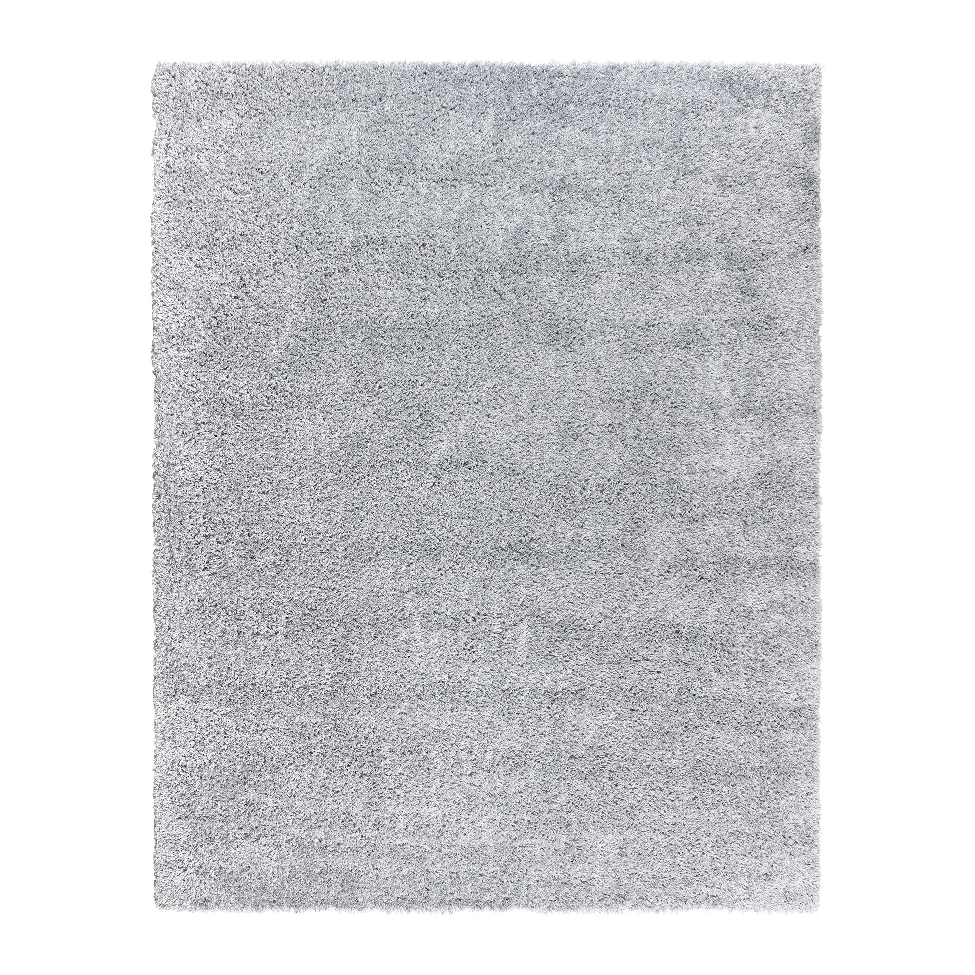 Gertmenian Anjou Solid Shag Solid Color Gray Indoor Area Rug, 6x9 ...