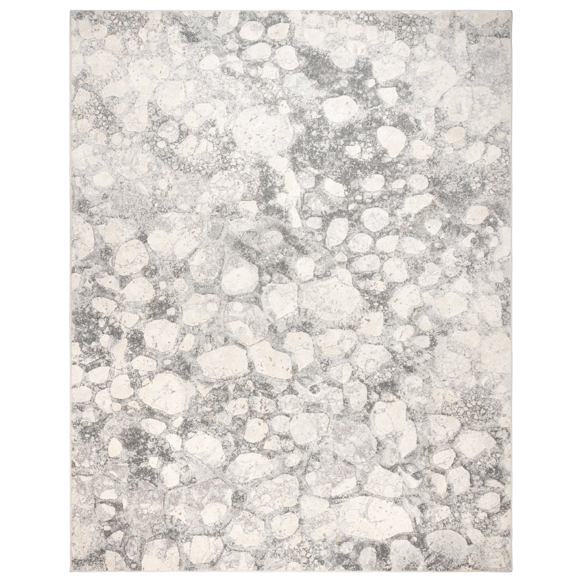 Gertmenian Blayne Basalt Modern Camouflage Gray Indoor Area Rug, 6x9