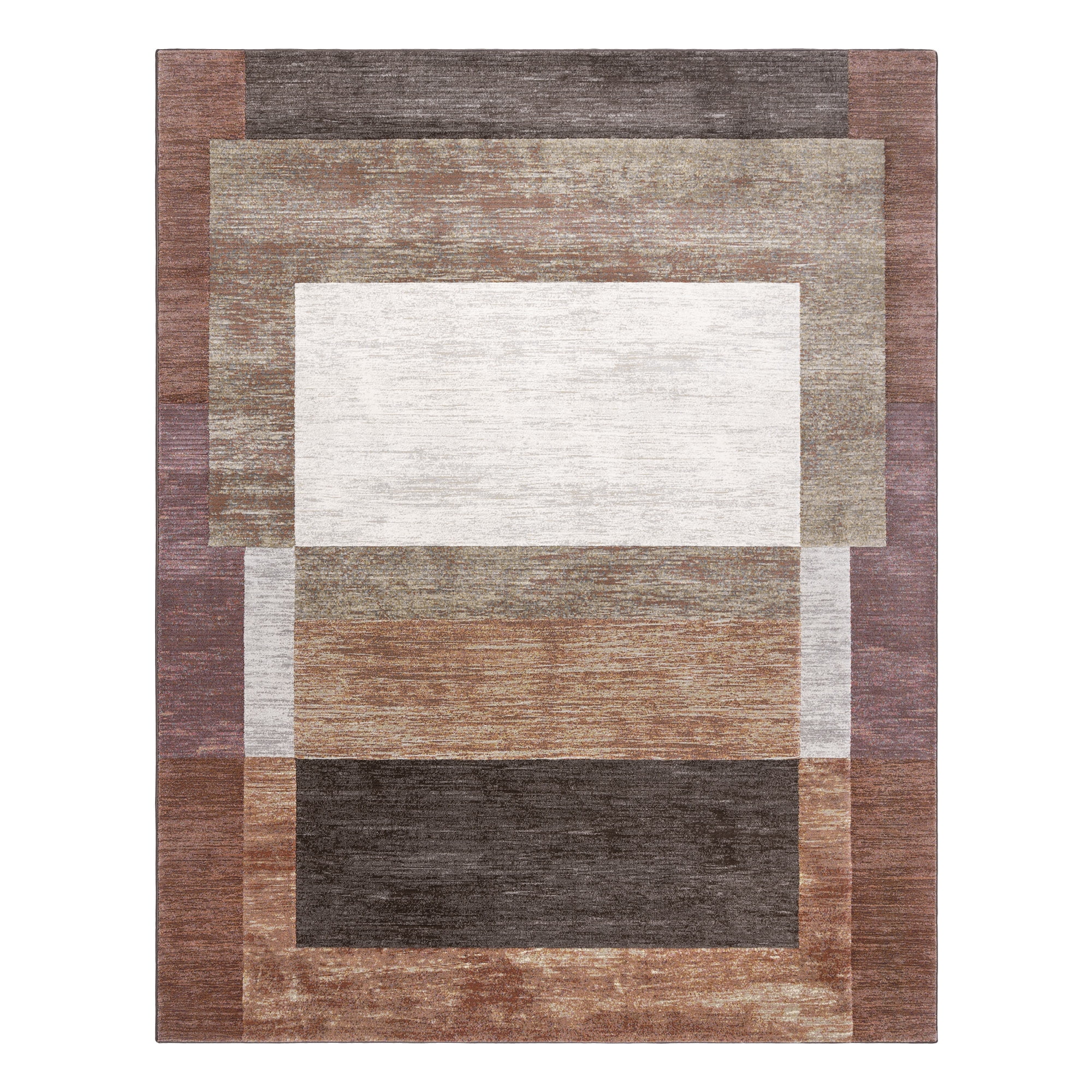 Gertmenian Blayne Suttter Modern Geometric Brown Indoor Area Rug, 8x10