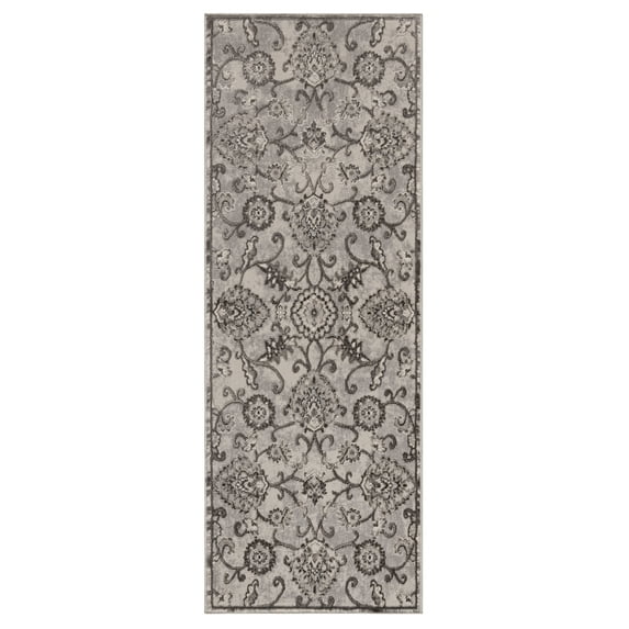 Gertmenian Bloom Jolene Transitional Floral Gray Area Rug, 2x6