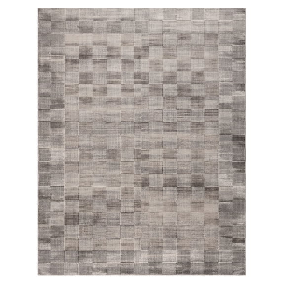 Gertmenian Bloom Lyla Modern Checkered Gray Area Rug, 5x8