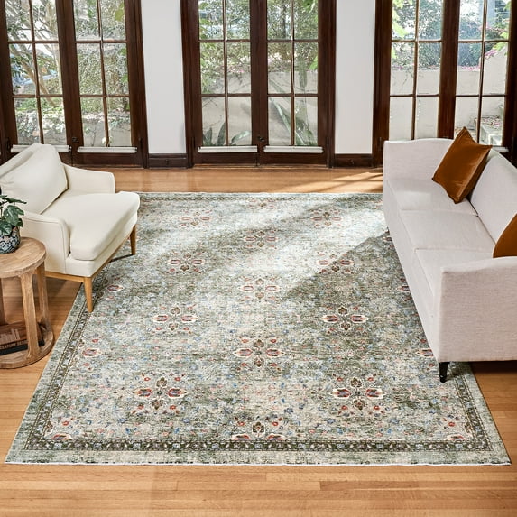 Gertmenian Damita Garyn Traditional Vintage Oriental Indoor Area Rug, 5' x 8'