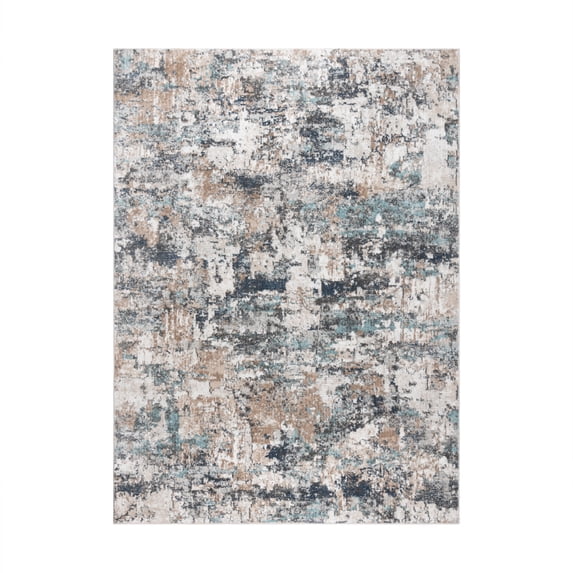 Gertmenian Ethan Tiges Modern Abstract Beige Indoor Area Rug, 5x7