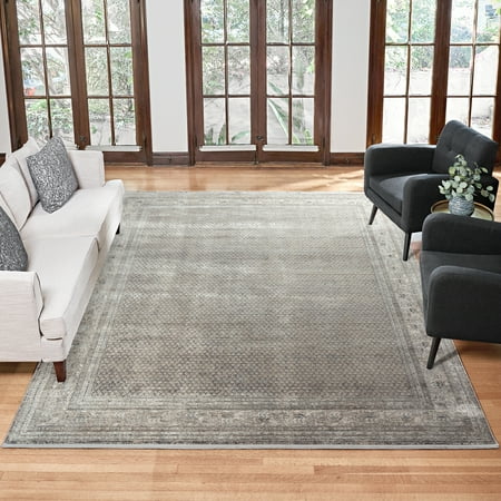 Gertmenian Florance Modica Transitional Oriental Grey Indoor Area Rug, 8x10
