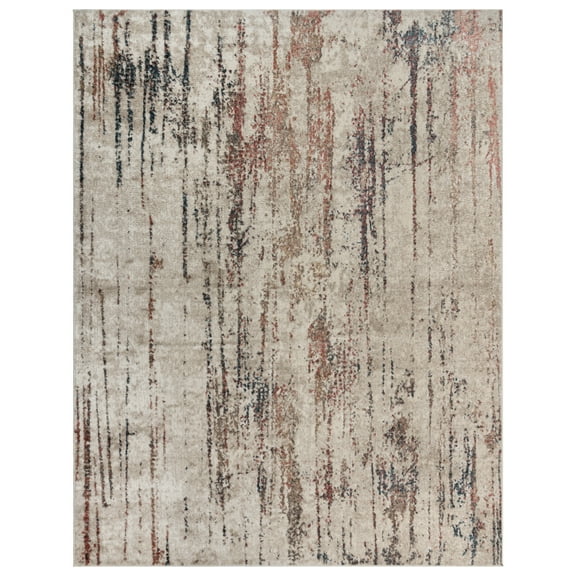 Gertmenian Heirloom Corah Modern Abstract Ivory Indoor Area Rug, 8x10
