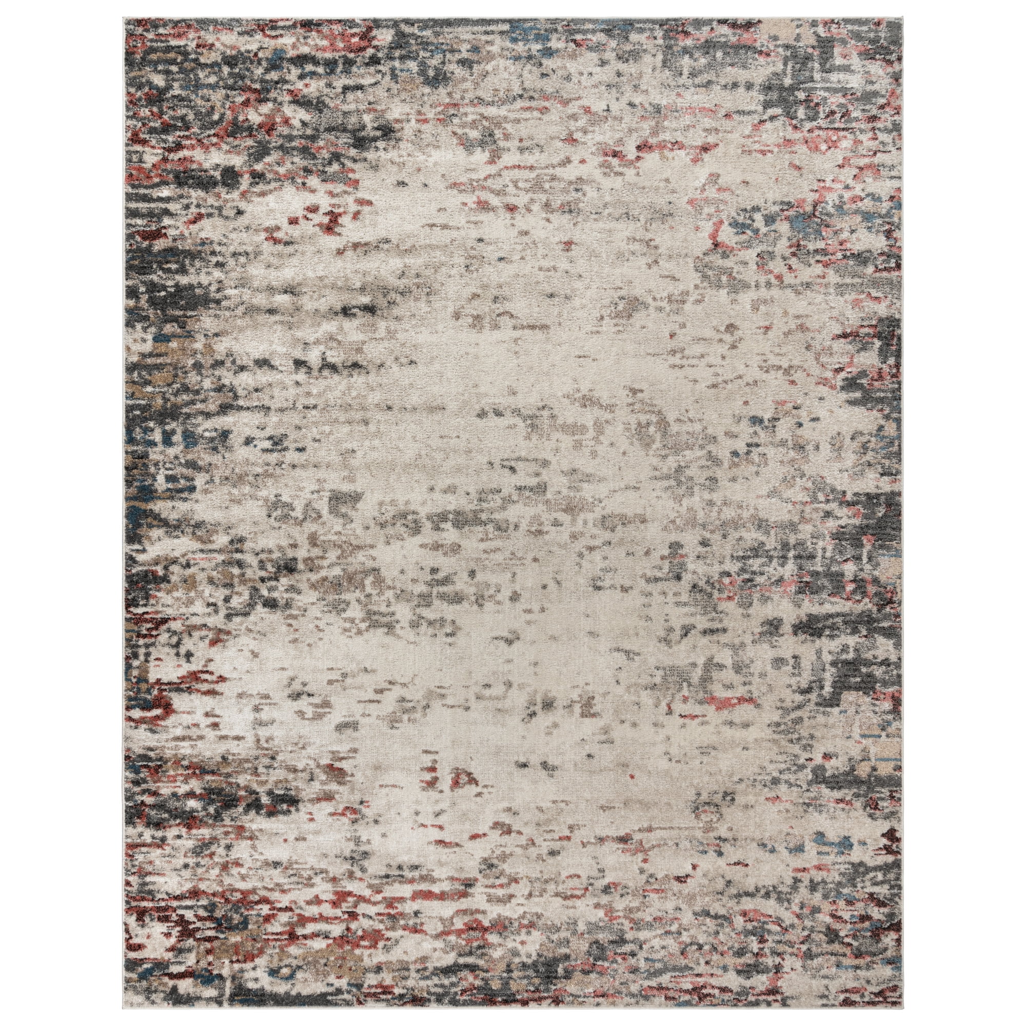 Gertmenian Heirloom Emne Modern Abstract Ivory Indoor Area Rug, 8x10