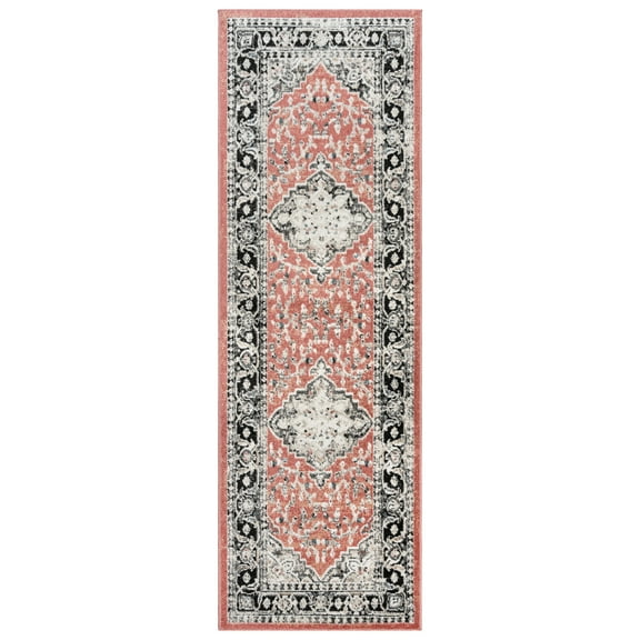 Gertmenian Heirloom Fluer Traditional Oriental Rose Indoor Area Rug, 2x6 Runner