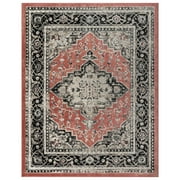 Gertmenian Heirloom Fluer Traditional Oriental Rose Indoor Area Rug, 8x10