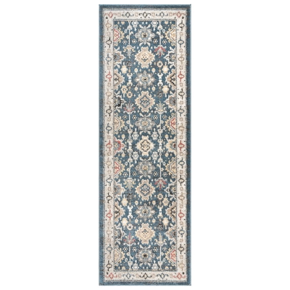 Gertmenian Heirloom Hadley Traditional Oriental Blue Indoor Area Rug, 2x8 Runner