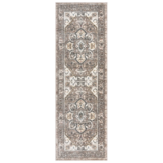 Gertmenian Heirloom Wynn Traditional Oriental Beige Indoor Area Rug, 2x8 Runner