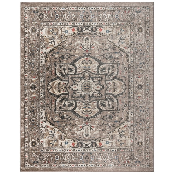 Gertmenian Heirloom Wynn Traditional Oriental Beige Indoor Area Rug, 8x10