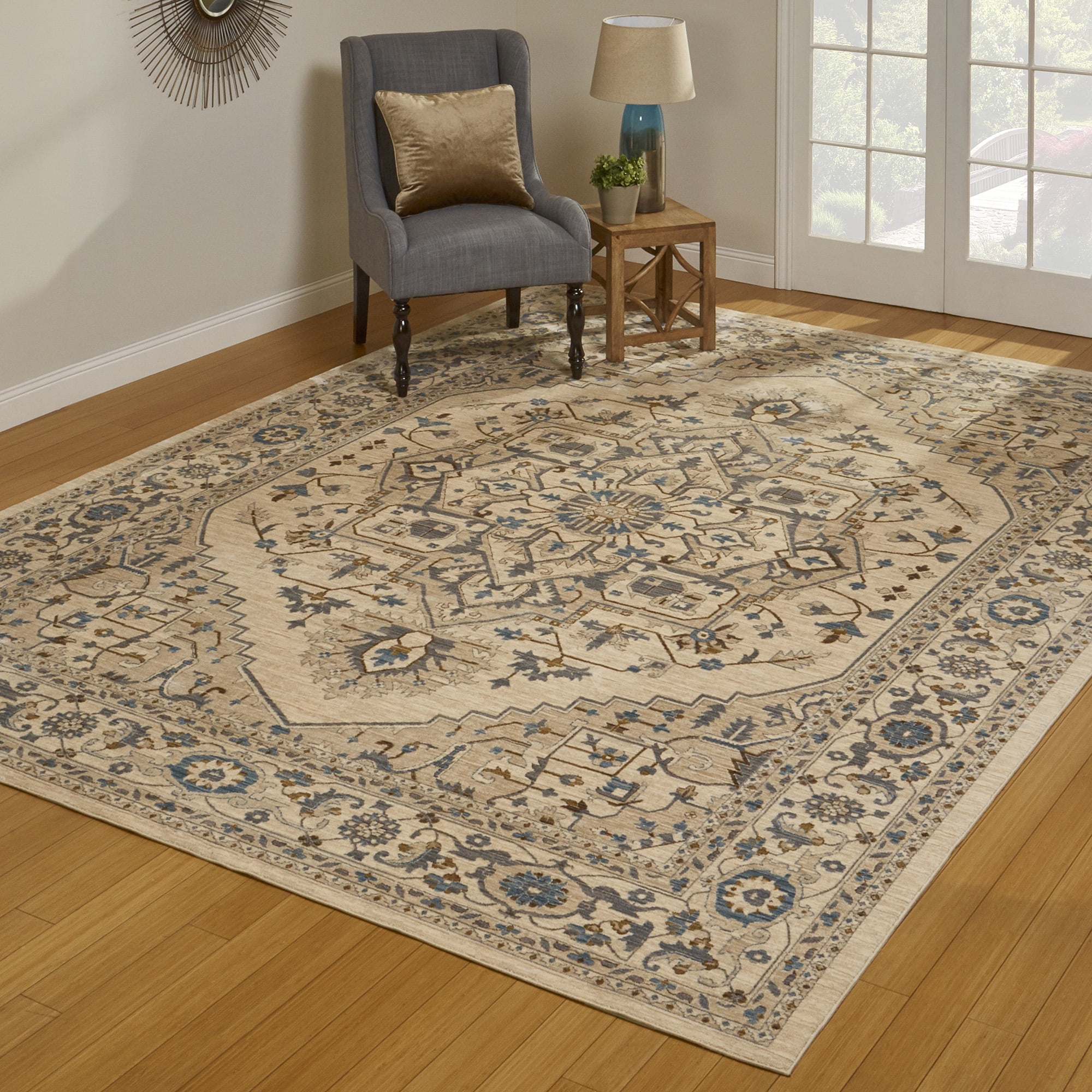 Gertmenian Hurston Esker Cream Traditional Area Rug, 12x15