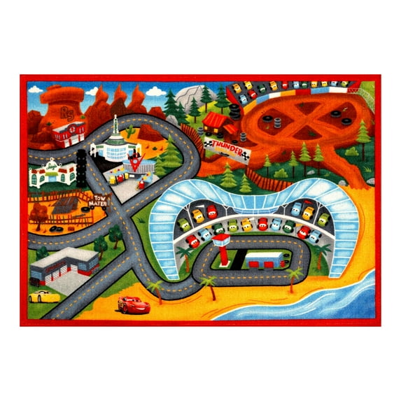 Gertmenian Kids Multicolor Multi Area Rugs, 4'6" x 6'6"