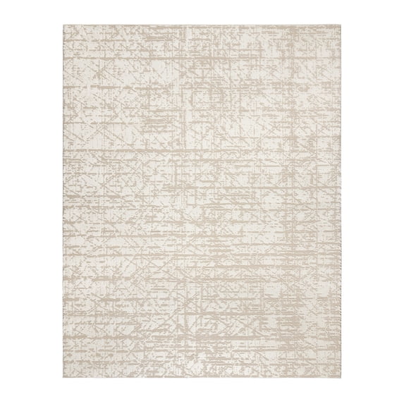 Gertmenian Kielo Leota Modern Abstract Ivory Indoor Area Rug, 9x13
