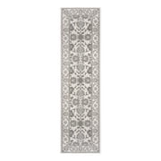 Gertmenian Majestic Moena Traditional Oriental Ivory Indoor Area Rug, 2x8