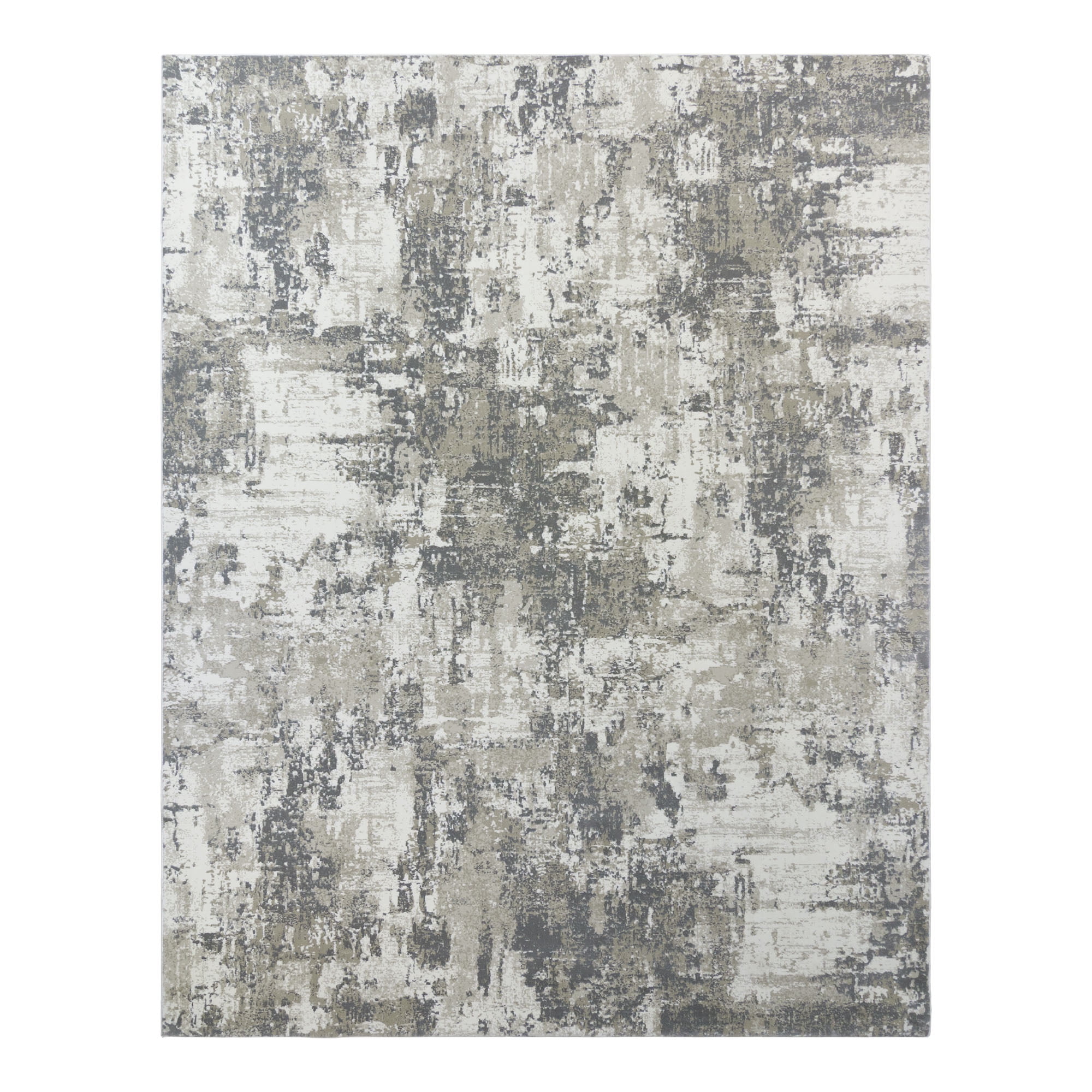 Gertmenian Majestic Omari Modern Abstract Gray Indoor Area Rug, 9x13