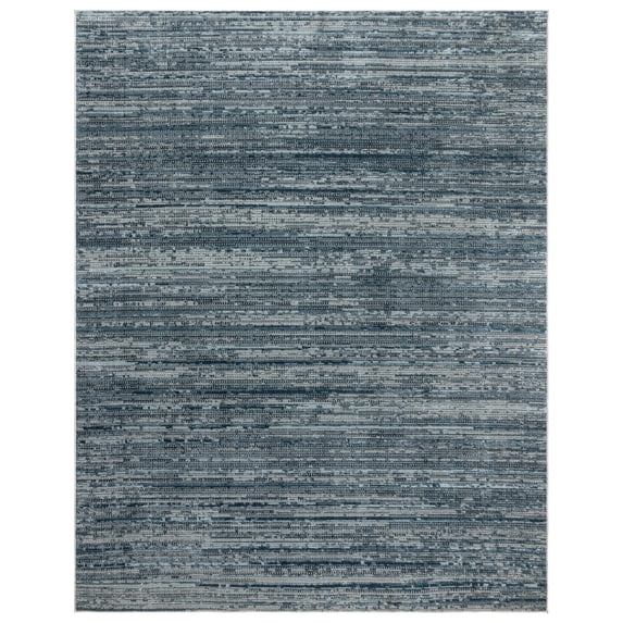 Gertmenian Missha Dario Modern/Contemporary Striped Blue Indoor Area Rug, 5x7