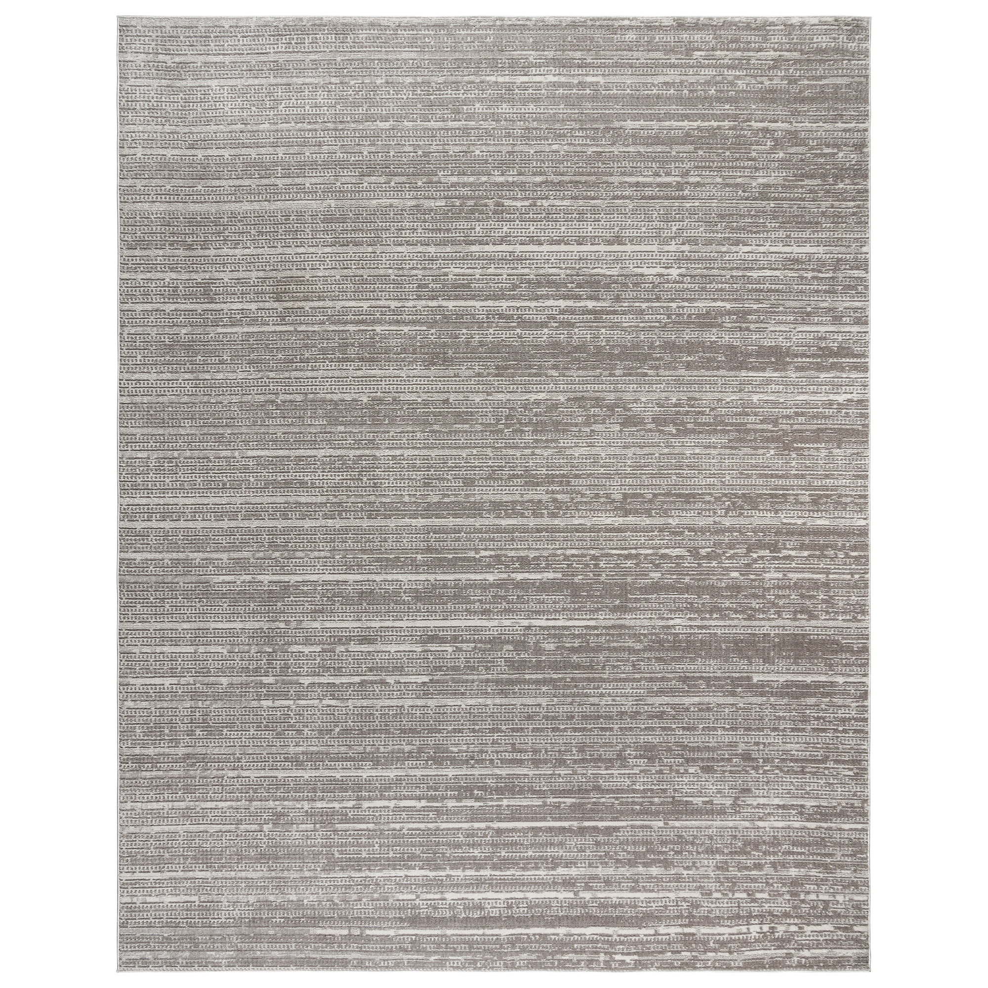 Gertmenian Missha Dario Modern/Contemporary Striped Dark Gray Indoor Area Rug, 8x10