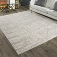 thumbnail image 1 of Gertmenian Olbia Trier Modern Abstract Ivory Indoor Area Rug, 6x9, 1 of 5
