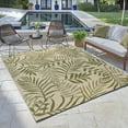 thumbnail image 1 of Gertmenian Paseo Akimbo Coastal Floral Sand Palm Outdoor Area Rug, 5x7, 1 of 7