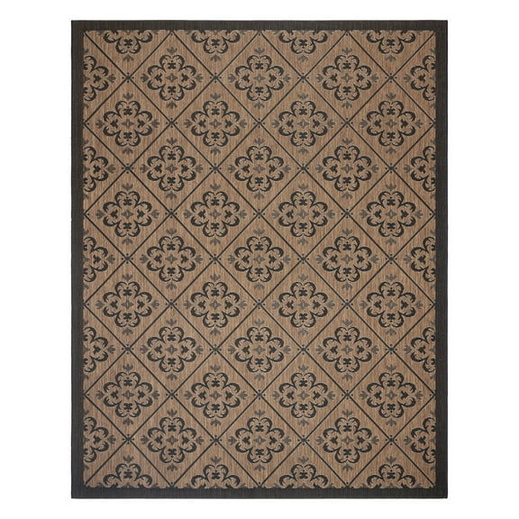 Gertmenian Paseo Bronte Bohemian Striped Havana/ Black Area Rug, 9x13