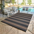 thumbnail image 1 of Gertmenian Paseo Castro Modern Striped Havana Outdoor Area Rug, 8x10, 1 of 6