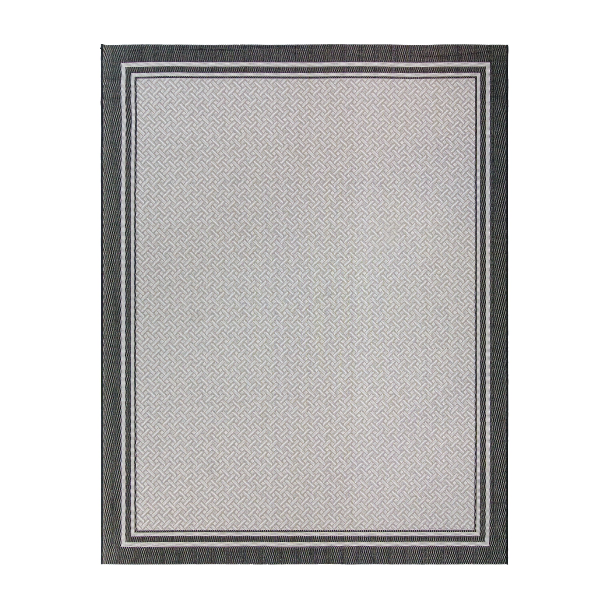 Gertmenian Paseo Soroa Modern Border White Black Outdoor Indoor Area