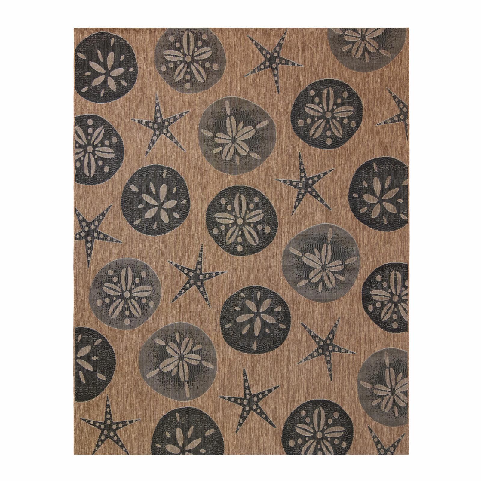 Gertmenian Paseo Starfish Navy Casual Nautical Indoor/ Outdoor Area Rug ...