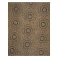 thumbnail image 1 of Gertmenian Tropea Tiaret Modern Geometric Chestnut UV Resistant Flatweave Indoor Outdoor Area Rug, 5x8, 1 of 9