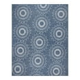 thumbnail image 1 of Gertmenian Tropea Tiaret Modern Geometric Navy UV Resistant Flatweave Indoor Outdoor Area Rug, 6x9, 1 of 9