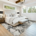 thumbnail image 1 of Gertmenian Quattro Scalia Gray Modern Abstract Area Rug 5'3"x7' - Grey, 1 of 6