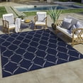 thumbnail image 1 of Gertmenian Ringley Araceli Transitional Geometric Navy Area Rug, 9x13, 1 of 7