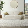 thumbnail image 1 of Gertmenian Thayer Benson Shag Abstract Ivory Gray Area Rug, 9x13, 1 of 6