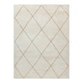 thumbnail image 1 of Gertmenian Thayer Diamond Shag Checkered Ivory Indoor Area Rug, 8x10, 1 of 6