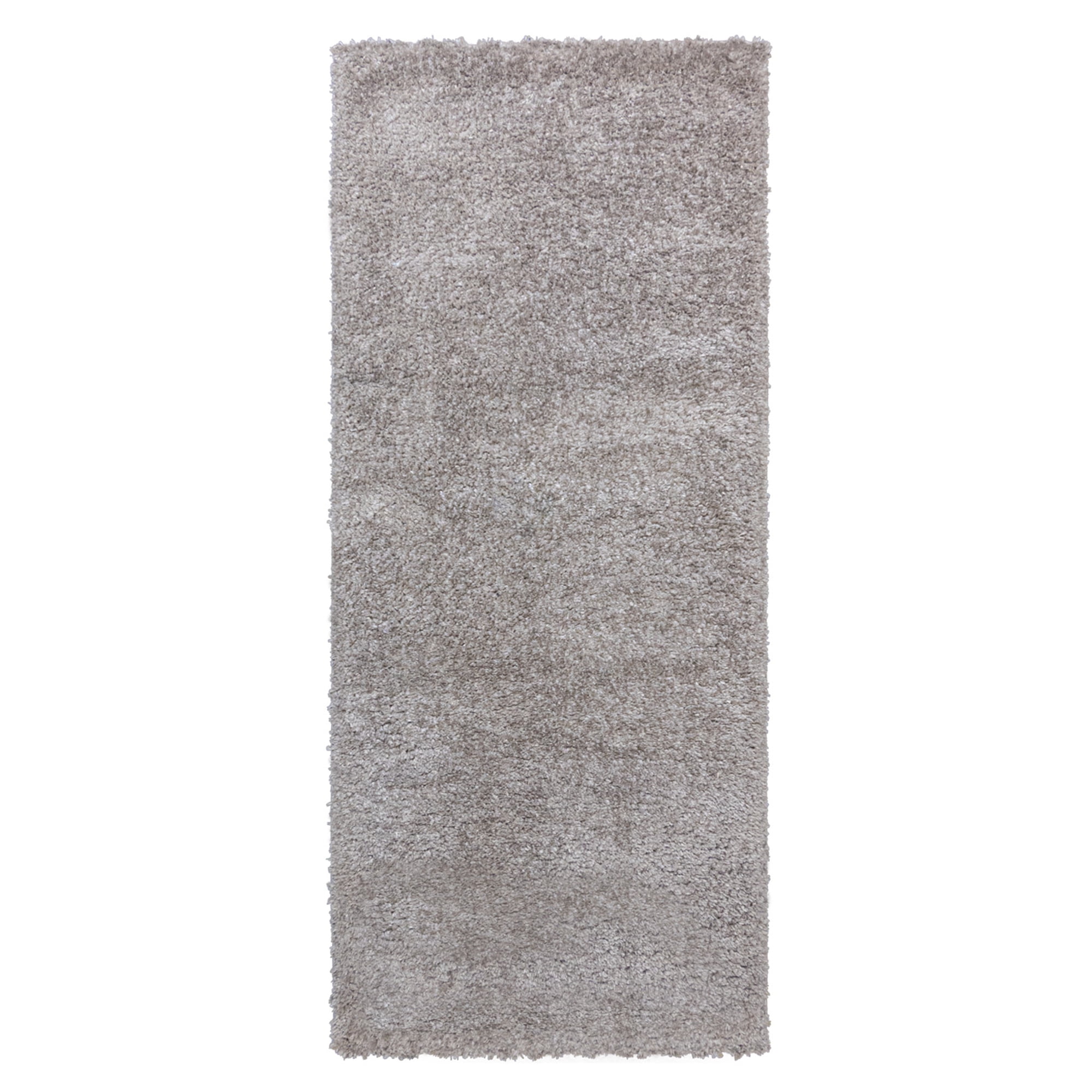 Thayer Gray Plush Microfiber Shag Runner Rug 2'x6'