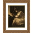 thumbnail image 1 of Gertrude Kasebier 2x Matted 20x24 Gold Ornate Framed Art Print 'Portrait of Martine McCulloch', 1 of 2